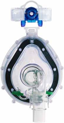 ANAESTHESIA BLUESTAR PLUS Intensive Replaceable anatomic air cushion Wide range of fixing points Headgear mask in highly breathable material and with wide bearing surface for better forces