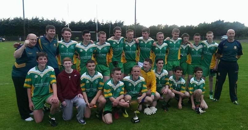 Underage Teams & Competitions Under 14 Football: Pat Brennan (M), Paddy Dalton, Jimmy Renehan, Ken Byrne There was disappointment in the first round of the football championship when summer holidays
