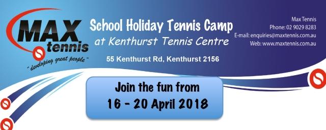 Tennis In conjunction with Max Tennis, the School is looking for new players to join the tennis program. Next term will mark the start of the winter competition.