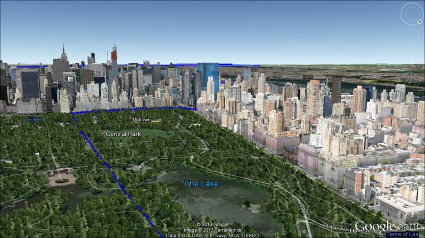 A Walk in the Park Google Earth TM is built into Activ8rlives.