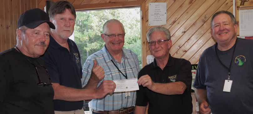 Barrow Bay Anglers Presented the BPSA $5,000.00 As a big thanks for all the help BPSA members over the many years toward enhancing sports fishery in Barrow Bay area.
