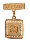 Note: Bronze cross also available, worn with red ribbon [H1055B]. This is the highest award.