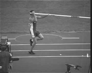 The trick step or penultimate step is done with a flat foot, preparing the take-off step so the vaulter jumps off of the ground (Figure 3).