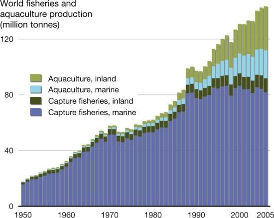 The relevance of aquatic biodiversity Aquaculture Aquaculture continues to be the fastest-growing animal-food-producing sector and to outpace population growth, with per capita supply from
