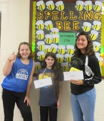 SPELLING BEE: Over forty-one students representing the homerooms of
