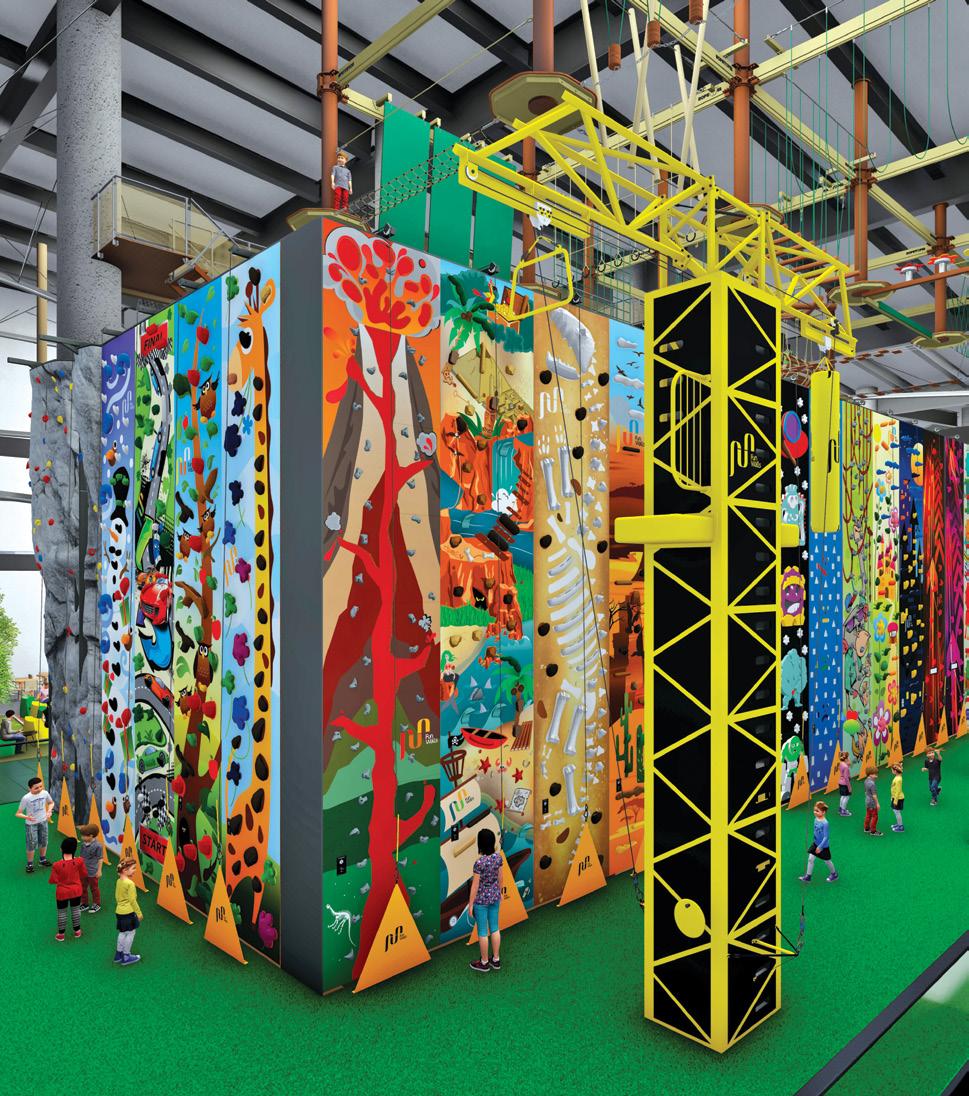 Fun Walls The Fun Part of Sport SAMPLE PROJECT COMPONENTS STRUCTURE AREA HEIGHT CAPACITY STAFF MEMBERS ADDITIONAL REQUIREMENTS 24 Fun walls elements 30 Autobelay devices Safety flooring Safety gates