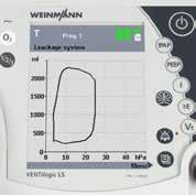The fast and simple way to ideal therapy settings with innovative features by Weinmann Doctors can configure three storable ventilation programs for patients who need varying degrees of ventilation