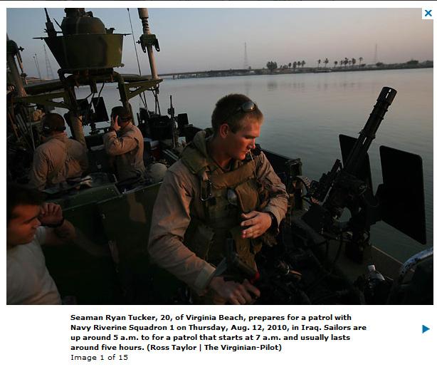 Navy's riverine patrol: