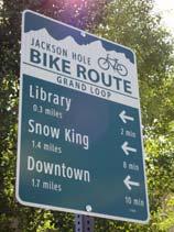 7 identifies potential routes for wayfinding signs,