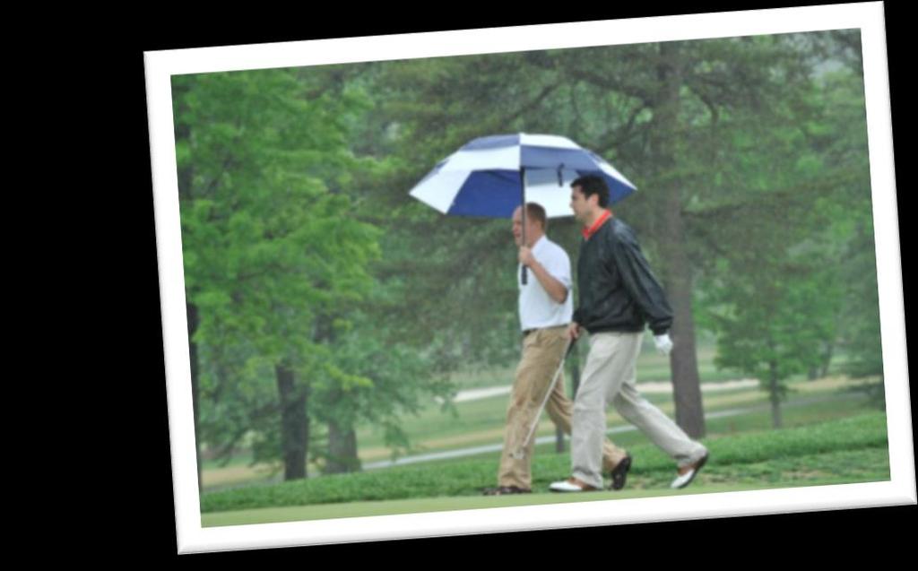 STAY DRY SPONSOR (1 AVAILABLE) $12,500 The Stay Dry Sponsor will be allotted four (4) playing slots for corporate officials.