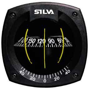 A powerboat compass has fixed lubber lines to maintain the best dynamics, while steel boats need compasses with D-correctors or soft iron correctors. Which size of compass do I need?