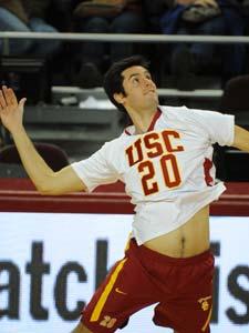 .. Overall, he led USC's regulars in hitting percentage (.443, just shy of the rally scoring era school record of.446) and blocks (91), and he also had 190 kills (third on USC) and 60 digs.