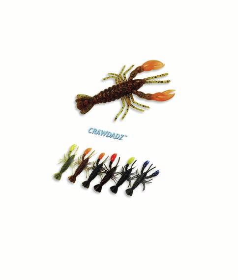 ZMan 4 StreakZ Curly TailZ This curl tail has an amazing tail action that has already proven deadly on flathead, bass and snapper, while Dizzy has also utilised it as his bream upgrade lure.