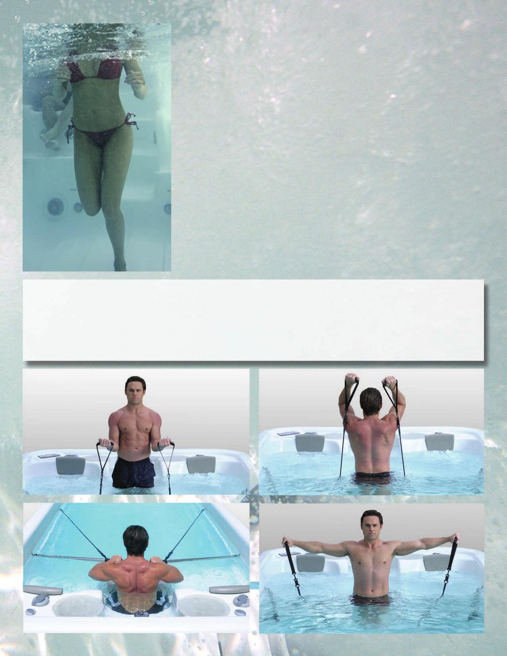 Aerobic Training A wide variety of aerobic exercises are possible in a PowerPool.