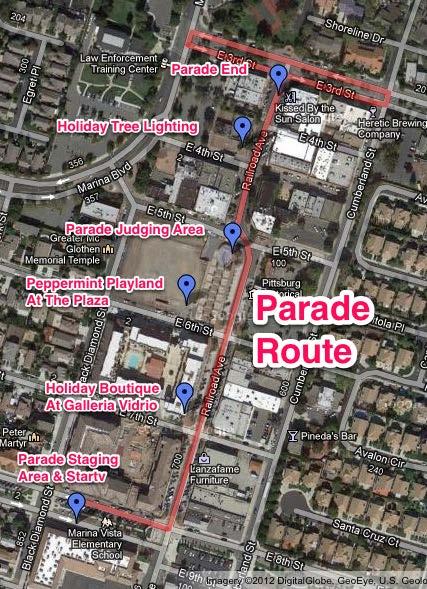Parade Route & Staging Parade route is on Railroad Avenue, starting at Eighth Street and ending on Third
