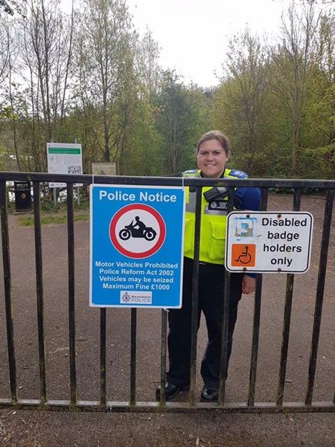 Crime Prevention Event On Thursday 20 th April 2017, PCSO Sam Edmunds, PCSO Catherine Donnelly and PCSO Amie Hextall along with the community safety wardens held a crime prevention event in Caldecott