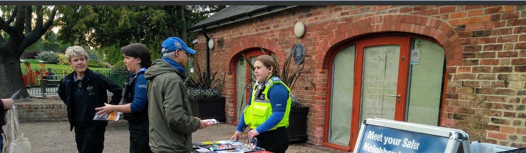 Crime prevention packs and various crime prevention advice was given to local residents and hints and tips on how to keep their houses and belonging safe.