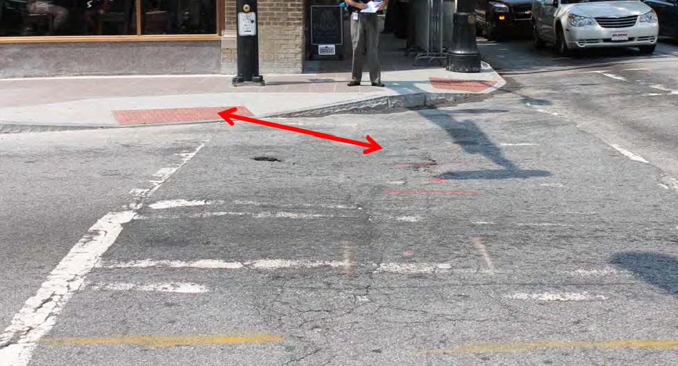 Figure 23: Intersection of Ponce de Leon Avenue and Peachtree Street, facing north.