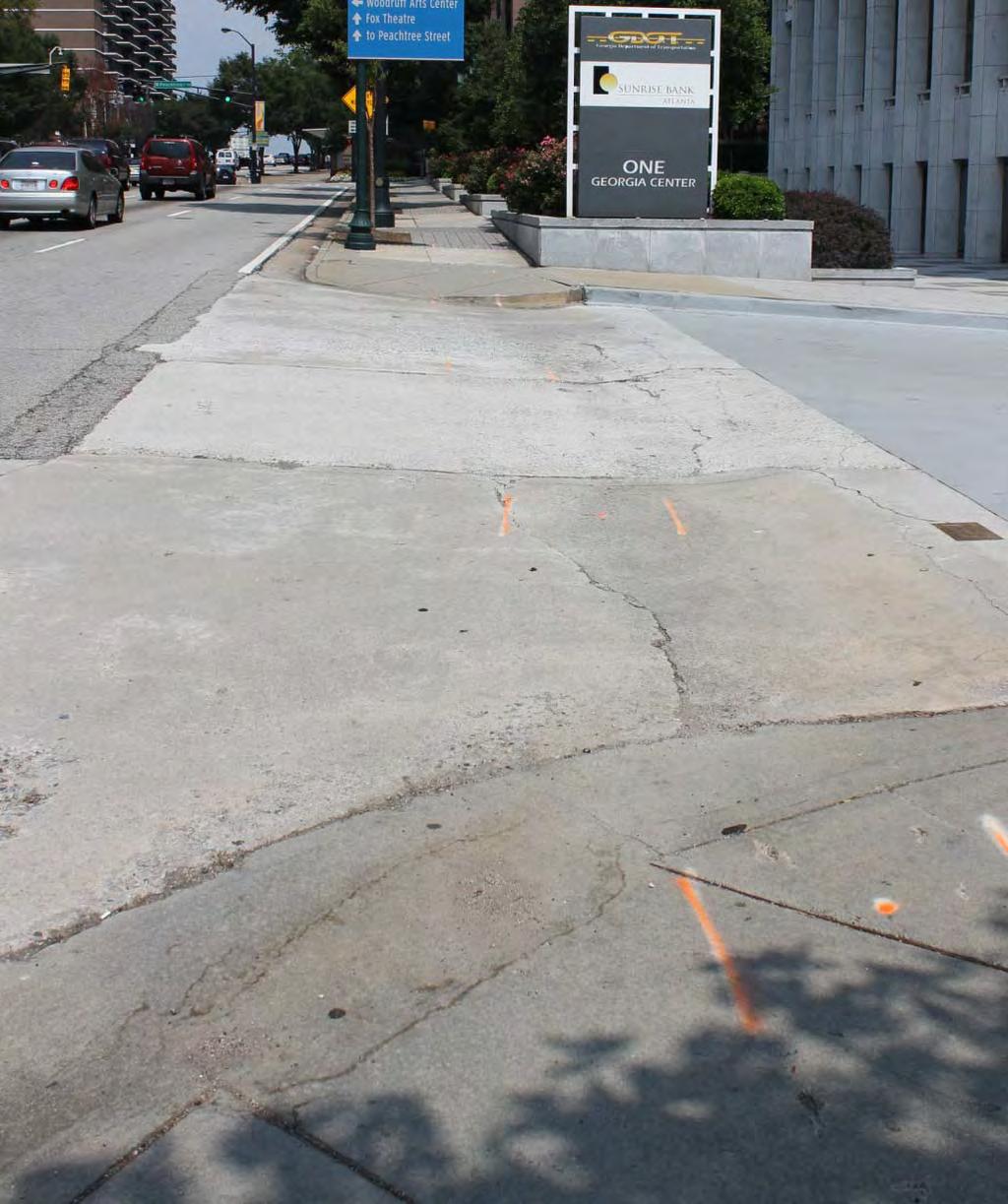 Figure 28: Driveway on North Avenue next to GDOT