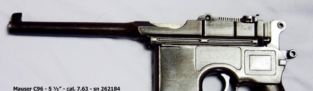 Example of Mauser C96 held