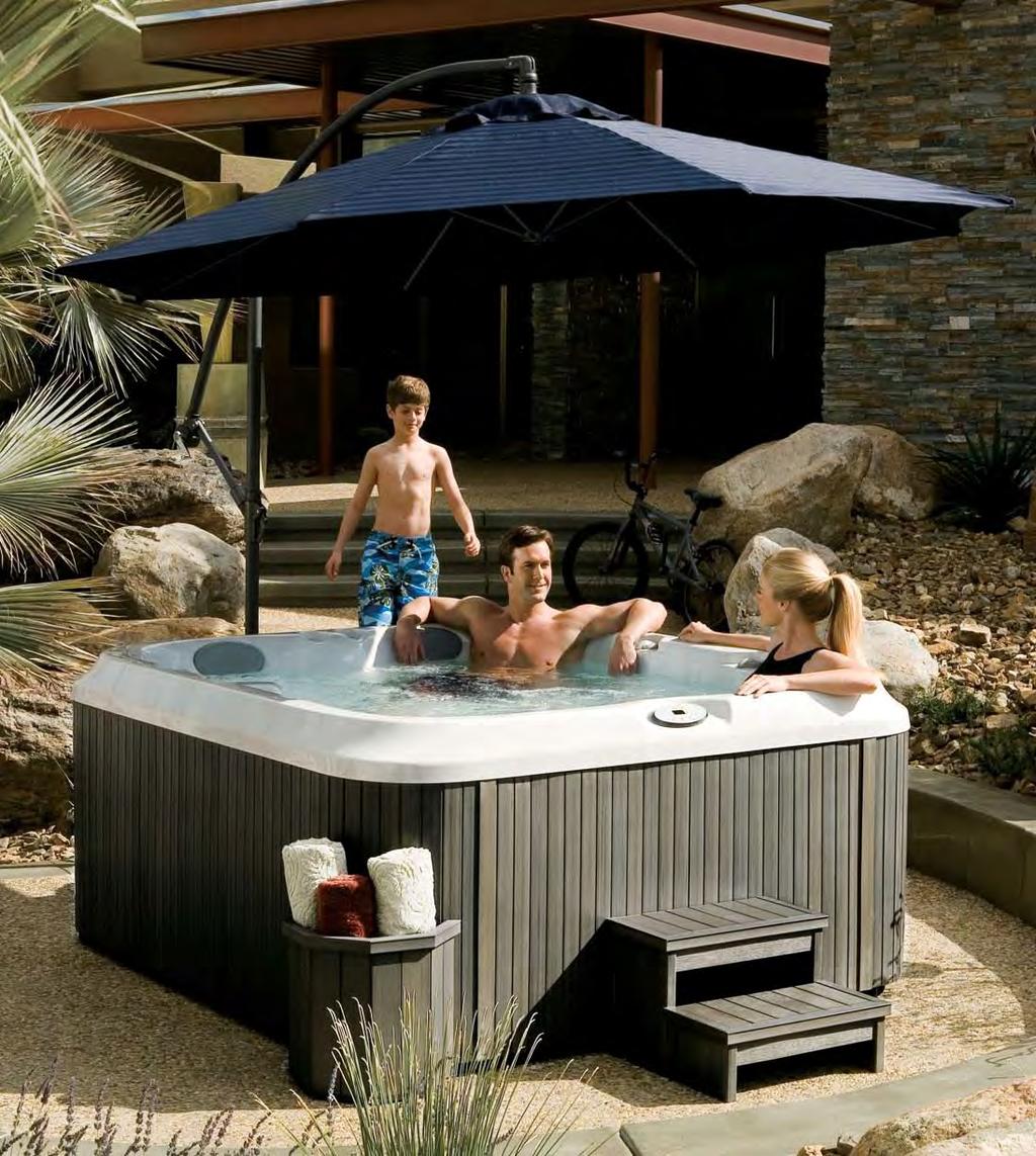 Features The J200 Collection spas are comfortable, stylish and built for ease