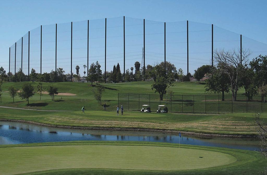Ball Trajectory studies are completed to determine appropriate height of netting systems and are provided by Tanner Consulting Group, an independent company and leader in golf design & consulting