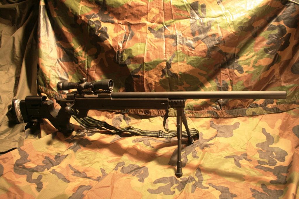 Review of the Mauser Sr -Pro Tactical- from www.begadishop.de including the Swiss Arms 4x32 scope with mount rings.