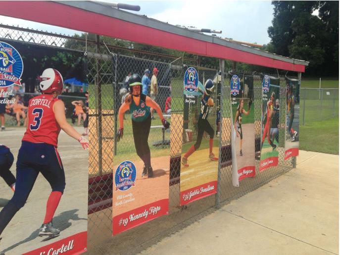 Decorate the Park We want your players to Decorate the Park. Parents can send in a high-resolution photo along with league and player information so we can create 2 ½ by 5-foot banner.