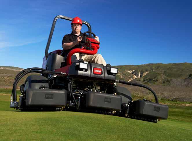 Ground Following / Versatility Enhanced Ground Following Versatility Whether you are mowing large fairway expanses, tight green surrounds or challenging bunker slopes, the Reelmaster 3550-D can be