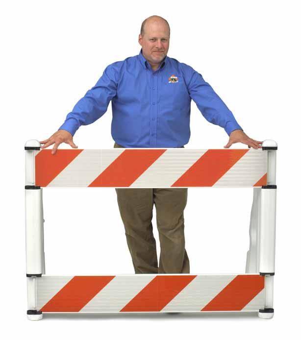 Product & Compliance Guide ADA-Compliant Pedestrian Barricade SafetyRail SafetyRail is an NCHRP-350 certified, MUTCD and ADA-compliant, temporary traffic control device that provides continuous,