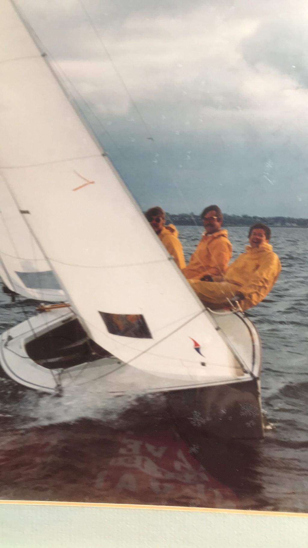 During this period a number of Manitowoc Yacht Club members had a very active fleet of 19 foot "Lighting" sail