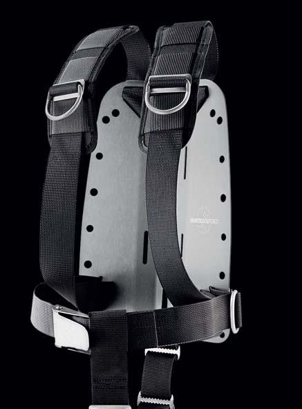 I.R. Harness and shoulder padding) X-TEK STAINLESS STEEL BACKPLATE This