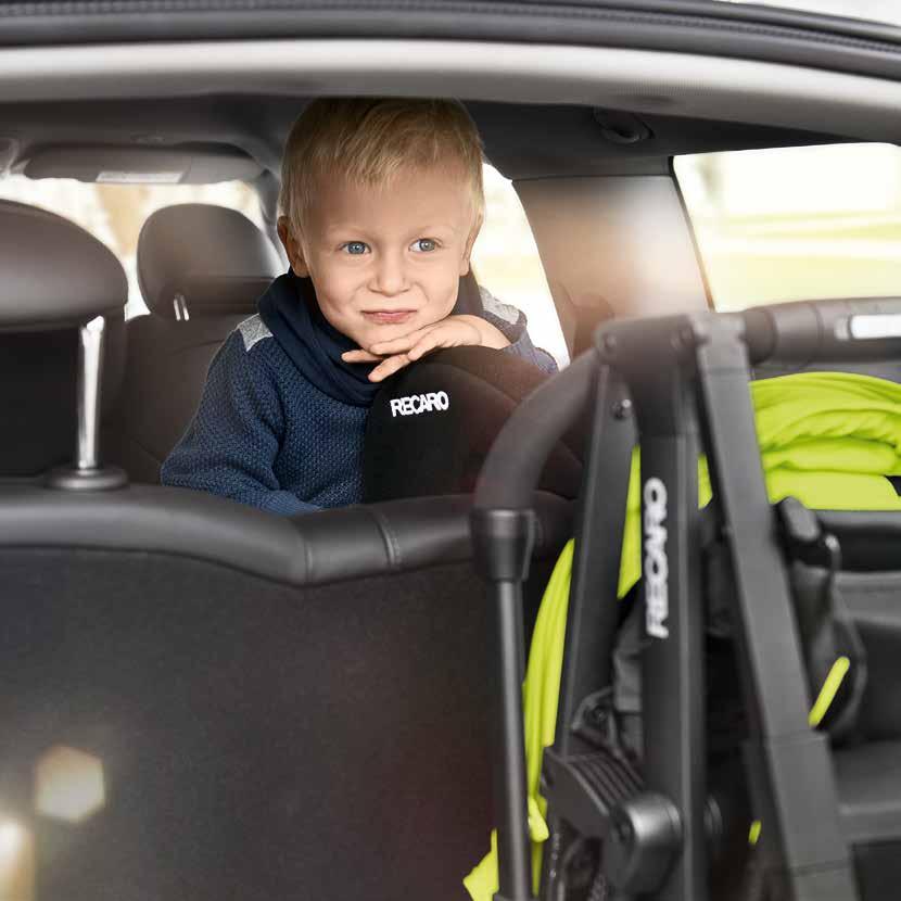 EASYLIFE Suitable for children from 6 months up to approx. 15 kg STYLISH, INNOVATIVE AND LIGHT The RECARO Easylife is the perfect companion for everyday family life.