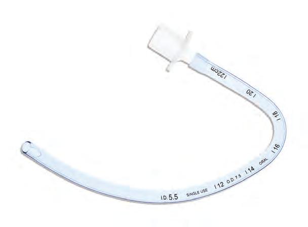 included High volume, low pressure cuff Valve with sensitive pilot balloon indicating cuff status Radiopaque strip Smooth beveled tip for atraumatic introduction Designed to direct tube over patient