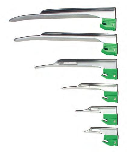 ANESTHESIA GO GREEN with Single Patient Use Fiber Optic Laryngoscope Blades & Handles GreenLine /D Fiber Optic Laryngoscope MACINTOSH LATEX FREE STERILE SINGLE PATIENT USE DISPOSABLE GreenLine /D