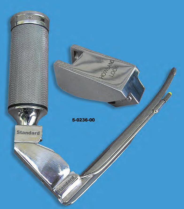 ANESTHESIA Conventional Laryngoscope HOWLAND LOCK LATEX FREE REUSABLE Conventional Laryngoscope REPLACEMENT