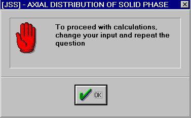 If you consider the change insignificant, you can click OK and proceed with calculations without changing your data. To adjust the input, click on Cancel. Figure 2-12.
