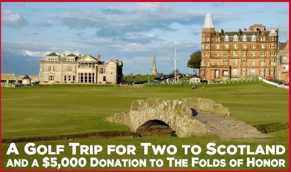 TOTAL PACKAGE VALUE: $15,000 $260 $310 $400 The golfer will receive round trip airfare for two. Eight Days and Seven Nights at The Old Course Hotel.