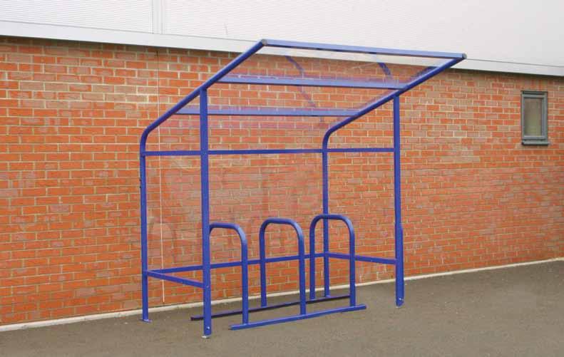 Model Shown: QNWYC01 Wareham Cycle Shelter Secure and protected cycle storage Perfect for office blocks, universities, leisure centres and many more applications Tough and scratch resistant