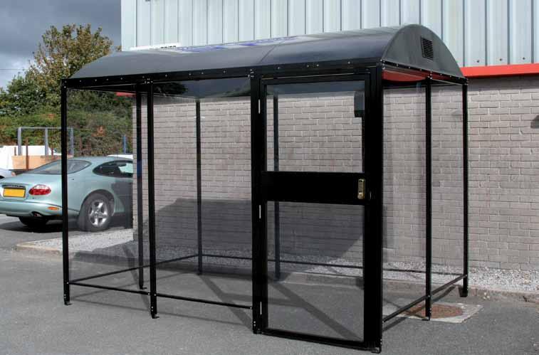 Model Shown: QNBG811FS Sandford Buggy Shelter Secure shelter ideal for use as buggy storage or as a secure waiting shelter Suitable for storing buggies securely Can be used as a cycle shelter