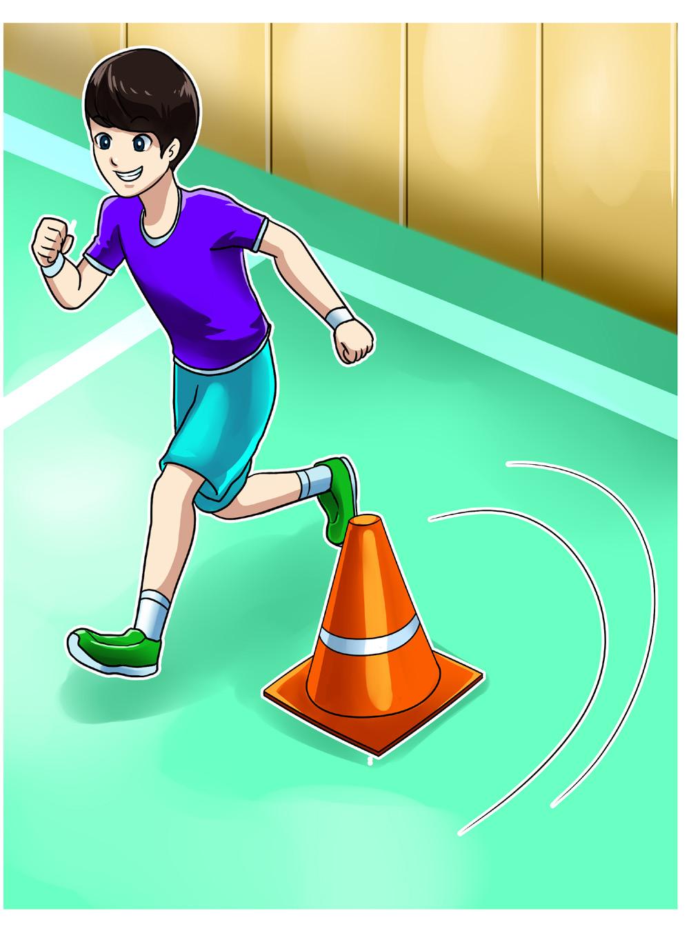 Running games 2 The idea behind running games is for children to get moving and develop speed. As part of athletics, this can include skills such as starting and turning.