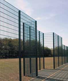 Spectator rails are designed to match your chosen mesh panel.