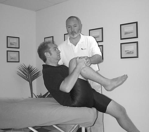 hamstrings or adductors Psoas Client Position: sit/lean against foot