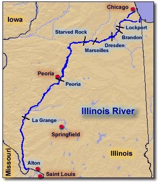 Commercial Fishing is allowed on the Illinois River between the Route 89 Highway bridge in Spring Valley to the confluence of the Mississippi River Commercial