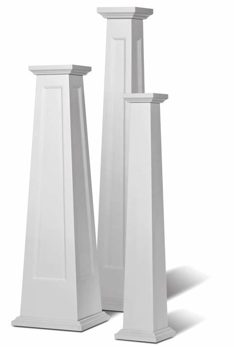 The Craftsman architectural style is pure mericana. We offer a complete line of craftsman style columns.