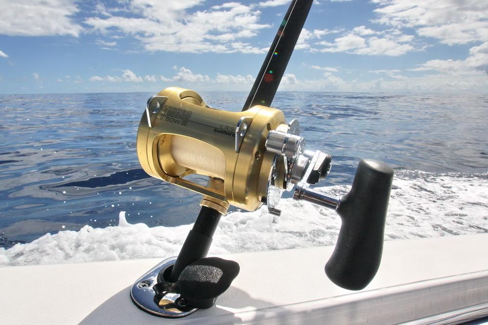 Whatever reel you decide to use, make sure that you attach a very strong lanyard to prevent the rod and reel being pulled overboard.