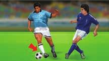 6. side-foot When a player side-foots the ball, they kick the ball with the outside of