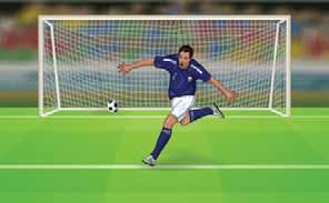 6. The game: open goal When there is no defender or goalkeeper between an