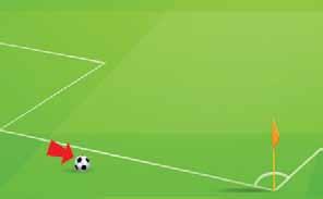 The game: out of play If a ball is crosses the goal line or touchline, it