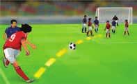1. cross When you cross the ball, you send it from the wing towards the strikers in the